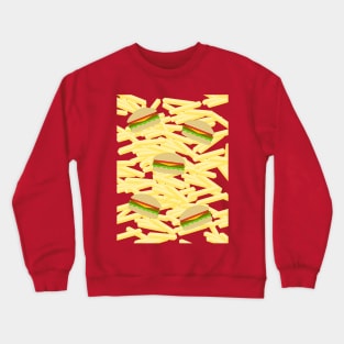 FAST Food Burgers And Fries Crewneck Sweatshirt